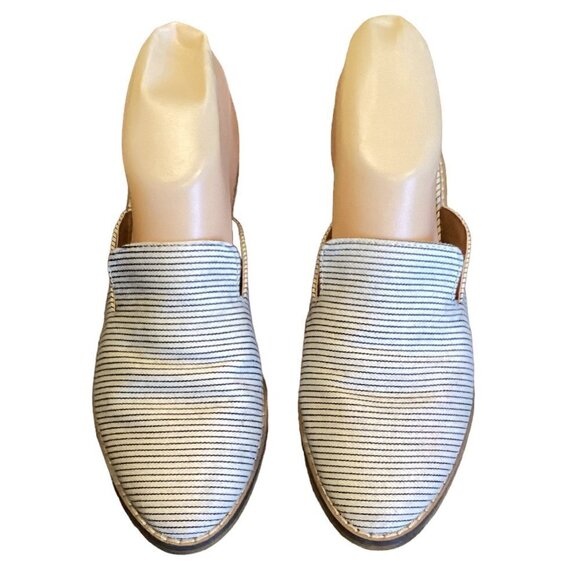 Indigo Rd. Hayze Striped Canvas Mules Sz 6-1/2 M #146T - Picture 2 of 10
